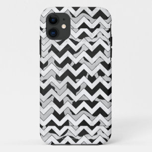 Etui iPhone Case-Mate Chevron Vache noir et blanc