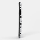 Coques Case-Mate iPhone Chevron Vache noir et blanc (Dos/Droite)
