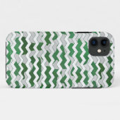 Coques Case-Mate iPhone Chevron Vache vert et blanc Impression (Dos (Horizontal))