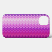 Coques Case-Mate iPhone Chevron vertical violet (Verso (horizontal))