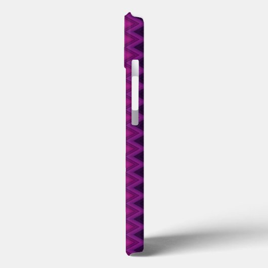 Coques Case-Mate iPhone Chevron vertical violet (Verso / Gauche)