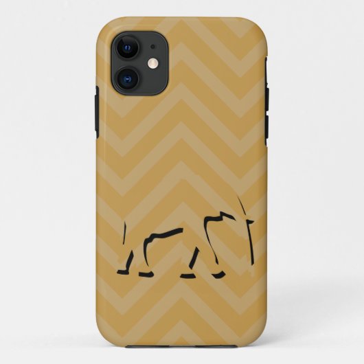 Coques Case-Mate iPhone Chevron Zigzag et Éléphant (Dos)