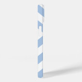 Coques Case-Mate iPhone Chevrons bleu clair et blanc gras (Verso / Droite)