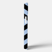 Coques Case-Mate iPhone Chevrons bleu-clair et noirs audacieux (Verso / Droite)