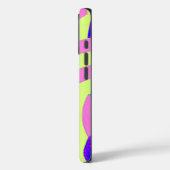 Coques Case-Mate iPhone chevrons chic rose/chaux (Verso / Gauche)