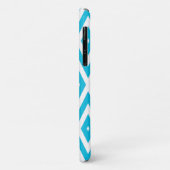 Coques Case-Mate iPhone Chevrons Diamond Light Blue Moods (Dos/Gauche)