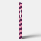 Coques Case-Mate iPhone Chevrons d'orchidées pourpres congelées (Verso / Gauche)