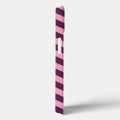 Coques Case-Mate iPhone Chevrons d'orchidées pourpres congelées (Verso / Droite)