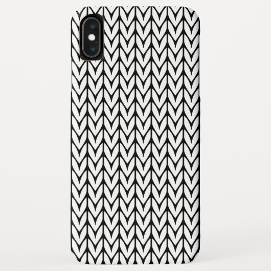 Coques Case-Mate iPhone Chevrons Knit Style de Yarn Design (Dos)