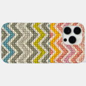COQUES Case-Mate iPhone CHEVRONS MOSAÏQUES BLANCS ROSE JAUNES BLEUS (Verso (horizontal))