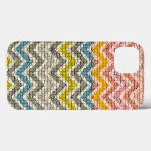 COQUES Case-Mate iPhone CHEVRONS MOSAÏQUES BLANCS ROSE JAUNES BLEUS (Verso (horizontal))