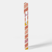 COQUES Case-Mate iPhone CHEVRONS MOSAÏQUES JAUNES ROSE BLANC (Verso / Gauche)