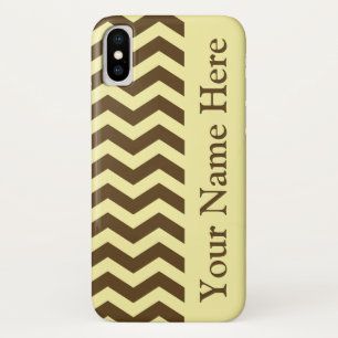 Coque Case-Mate Pour iPhone Chevrons neutres à la crème de Pecan