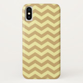 Coques Case-Mate iPhone Chevrons neutres à la crème pâle (Dos)