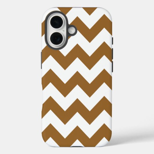 Coques Case-Mate iPhone Chevrons neutres Brun sucré (Verso)