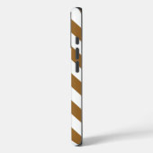 Coques Case-Mate iPhone Chevrons neutres Brun sucré (Verso / Gauche)