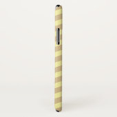 Coques Case-Mate iPhone Chevrons neutres de crème blonde (Dos/Droite)