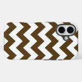 Coques Case-Mate iPhone Chevrons neutres de Pecan (Verso (horizontal))