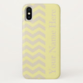 Coques Case-Mate iPhone Chevrons neutres en crème (Dos)