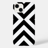 Coques Case-Mate iPhone Chevrons noirs et blancs (Verso)