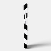 Coques Case-Mate iPhone Chevrons noirs et blancs audacieux (Verso / Gauche)