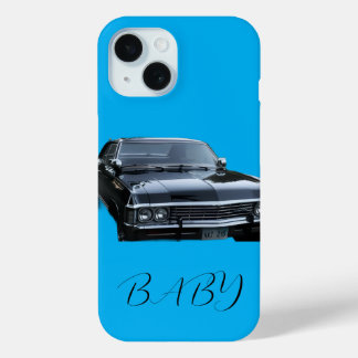 Coque Pour iPhone 15 Chevy Impala, bébé