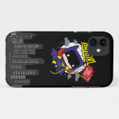Coques Case-Mate iPhone Chibi Batgirl Prêt Pour L'Action (Dos (Horizontal))