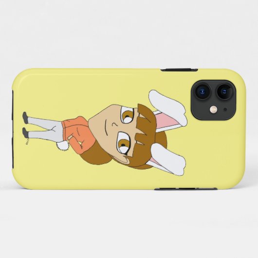 Coques Case-Mate iPhone chibi bunnygirl (Dos (Horizontal))
