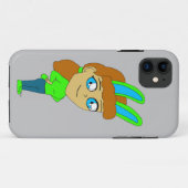 Coques Case-Mate iPhone chibi bunnygirl (Dos (Horizontal))