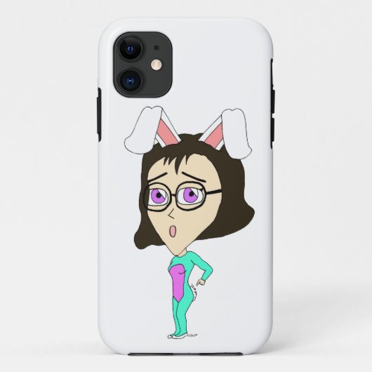 Coques Case-Mate iPhone chibi bunnygirl (Dos)