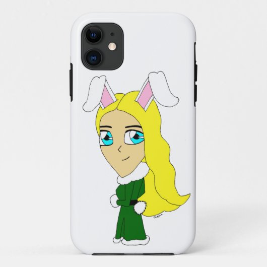 Coques Case-Mate iPhone chibi bunnygirl (Dos)