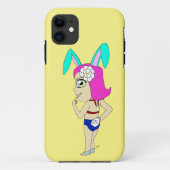 Coques Case-Mate iPhone chibi bunnygirl (Dos)