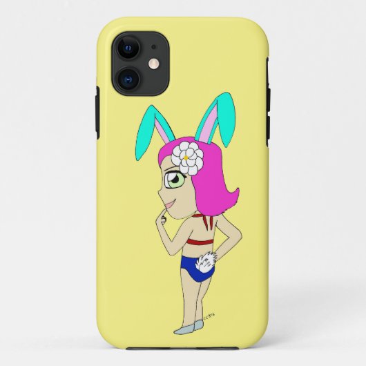 Coques Case-Mate iPhone chibi bunnygirl (Dos)