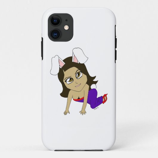 Coques Case-Mate iPhone chibi bunnygirl (Dos)