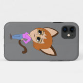 Coques Case-Mate iPhone chibi catgirl (Dos (Horizontal))