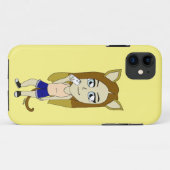 Coques Case-Mate iPhone Chibi Catgirl (Dos (Horizontal))