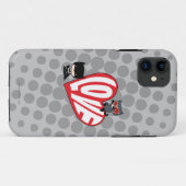 Coques Case-Mate iPhone Chibi Catwoman rebondit sur Batman (Dos (Horizontal))