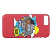 Coques Case-Mate iPhone Chibi Cyborg S'Est Éteint ! (Dos (Horizontal))