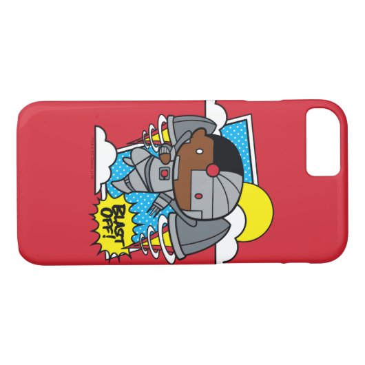 Coques Case-Mate iPhone Chibi Cyborg S'Est Éteint ! (Dos (Horizontal))