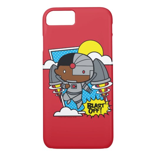 Coques Case-Mate iPhone Chibi Cyborg S'Est Éteint ! (Dos)