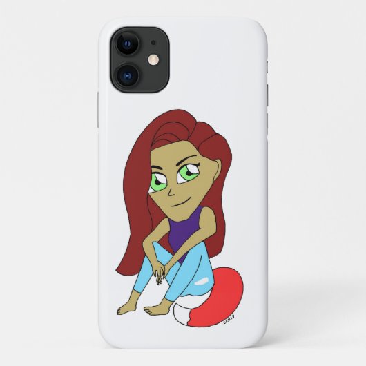 Coques Case-Mate iPhone chibi foxy fille (Dos)