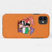 Coques Case-Mate iPhone Chibi Harley Quinn & Chibi Joker Coeurs (Dos (Horizontal))