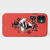 Coques Case-Mate iPhone Chibi Harley-Quinn-In-A-Box Avec Marteau (Dos (Horizontal))