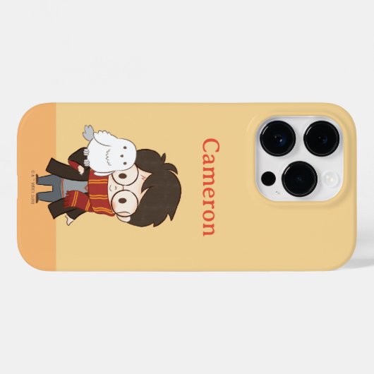 Coques Case-Mate iPhone Chibi HARRY POTTER™ & Hedwig (Verso (horizontal))