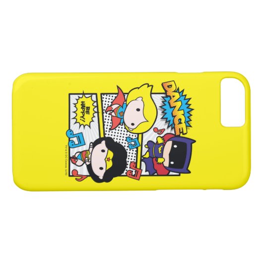 Coques Case-Mate iPhone Chibi Héros Danse (Dos (Horizontal))