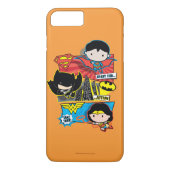 Coques Case-Mate iPhone Chibi Héros Prêts À L'Action ! (Dos)