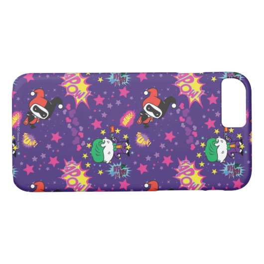 Coques Case-Mate iPhone Chibi Joker et Harley Motif (Dos (Horizontal))