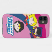 Coques Case-Mate iPhone Chibi Justice League Rainbow (Dos (Horizontal))
