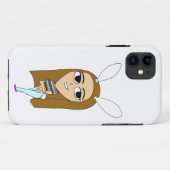 Coques Case-Mate iPhone chibi lapinegirl (Dos (Horizontal))
