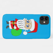 Coques Case-Mate iPhone Chibi Santa Claus (Dos (Horizontal))